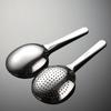 304 stainless steel short handle bean flower spoon heavy oval spoon type housewarming kitchen rice spoon colander common spoon