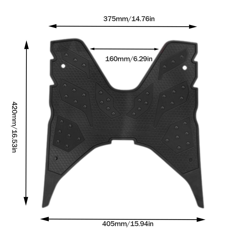 Motorcycle Pedal Footboard Rubber Anti-slip Pads Decoration MIO I125 V1 / V2 / V3 Foot Pads For Honda CLICK125i /150i