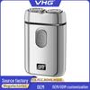 Cross-border Men's Rechargeable Electric Razor with LCD Display, Double Blade, Portable Beard Shaver.