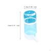 Bird Feeder Food Dispenser Viewing Clear Bowl Small Animal for Canary Finch