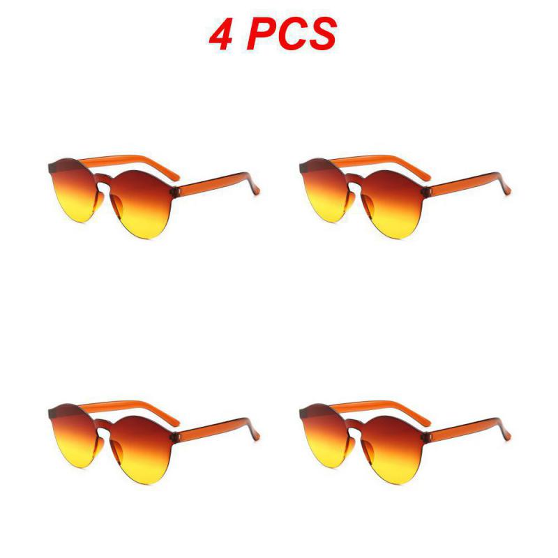 2/4/6PCS Photochromic Glass Fashion Brand Design Sport Sunglasses Cycling Fashion Style Outdoor Circle The Sun Sunglasses