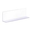 Set Of 10 Strong PVC Shelf Guards with Strong Adhesive Practical Transparent Shelf Barrier for Home Office Or Retail