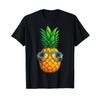 Hawaii Pineapple with Sunglasses Childrens T Shirt Vintage Washed Fashion Streetwear Stretched Versatile Casual