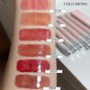 Feuchtigkeitsspendender Lipgloss, Hydrierend, Spiegelglanz-Finish, Rosa Lippenstift für Frauen, Feuchtigkeitsreich, Nicht klebriger Lippenstift, Perfekt für den täglichen Gebrauch