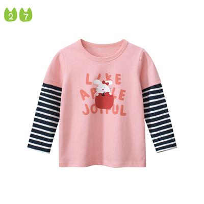 2022 Dziecięca koszulka z długim rękawem Baby Girl Odzież Moda Bottoming Shirt