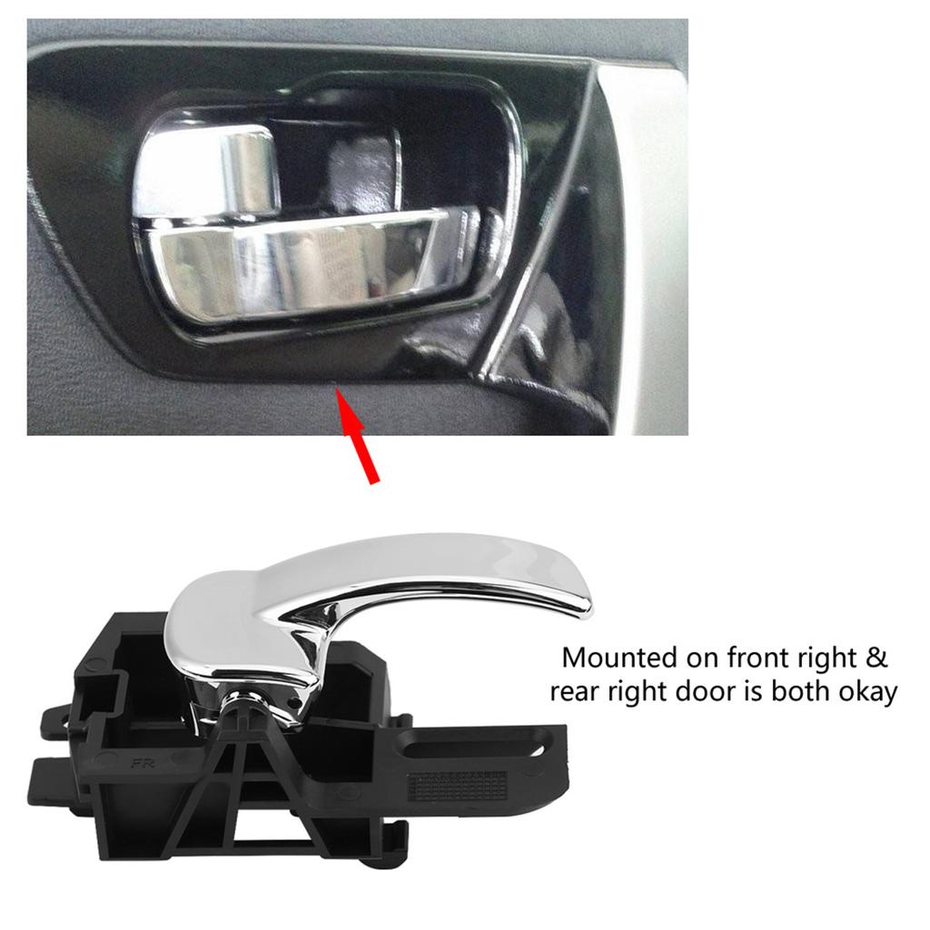Car Interior Door Handle, 80670JD00E Car Inner Interior Right Rr Or Front Door Handle for 2007-2013