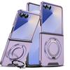 Compatible with Samsung Z FliP8 Lingke Phone Case Foldable Galaxy Zflip7 Stand Shockproof Protective Cover