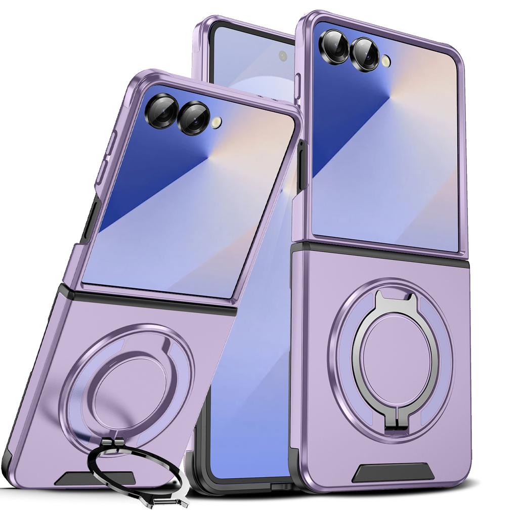 Compatible with Samsung Z FliP8 Lingke Phone Case Foldable Galaxy Zflip7 Stand Shockproof Protective Cover
