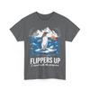 Koszulka Resist Flippers Up I Stand With Penguins, Koszulka Penguin Tariffs