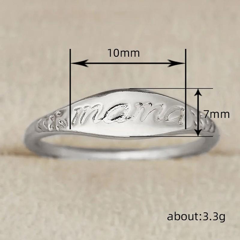 Anello Esclusivo e Minimalista per la Mamma Anello Semplice e di Nicchia a Fiore
