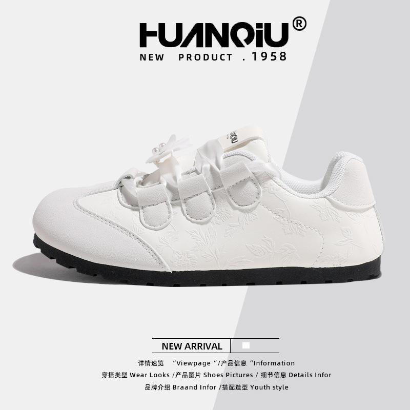 Global flat-bottomed German training shoes for women KMXFX8097 summer new versatile shoes for students low-top casual board shoes for women