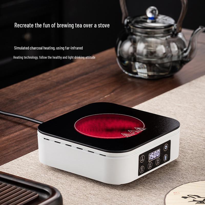 Intelligenter elektrischer Keramik-Teekessel und -Kocher - Multifunktional zum Kochen, Dämpfen und Zubereiten von Tee
