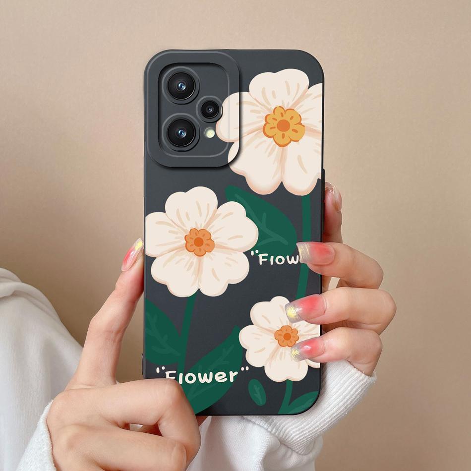 Mini Panda Case For Realme 9 Pro Plus Candy Painted Soft Cover For Oppo Realme9 Lens Protection Liquid Silicone Phone Shell Capa