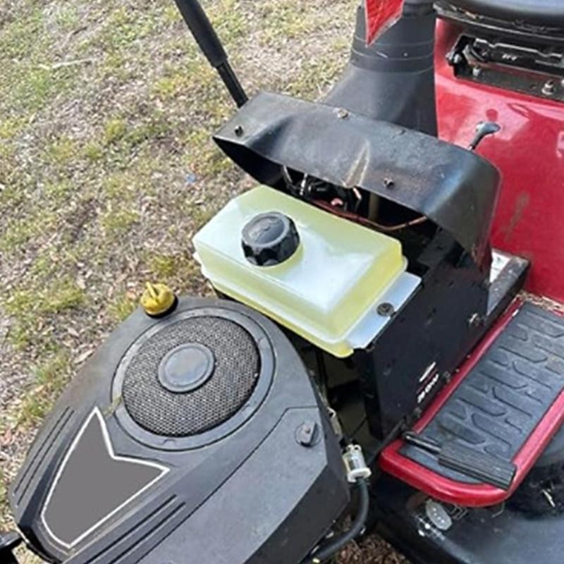 Gruppo Serbatoio Benzina di Ricambio 184900 e 532184900 per Modelli di Tosaerba, con Tappo Costolato Rimovibile e Flange di Montaggio Laterali Integrate