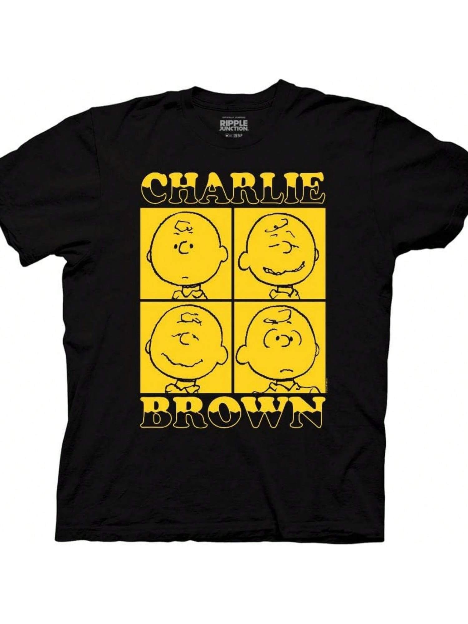 Ripple Junction Peanuts Pop Art Charlies Browns Retro Cartoon Adult T-Shirt S разноцветный