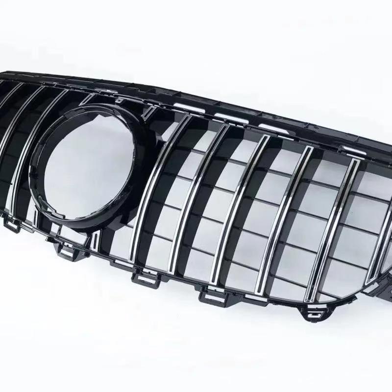 For Mercedes E-Class W213 2016-2020 Front Bumper Grille Gloss Black ABS Material Easy Installation Exterior Tuning Accessories