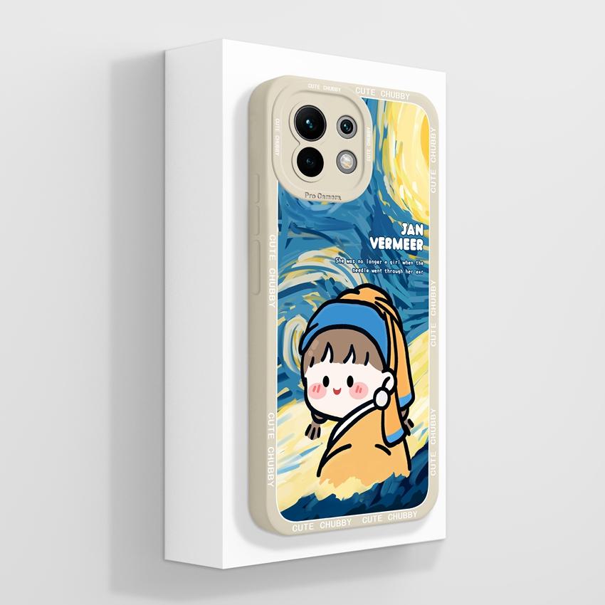 Etui na telefon do Xiaomi Mi 11 11T 11X Pro Lite 11i Urocze kreskówkowe wzory dla chłopców i dziewcząt Modne etui Miękkie etui z płynnego silikonu Antypoślizgowe etui do Xiaomi Obudowa