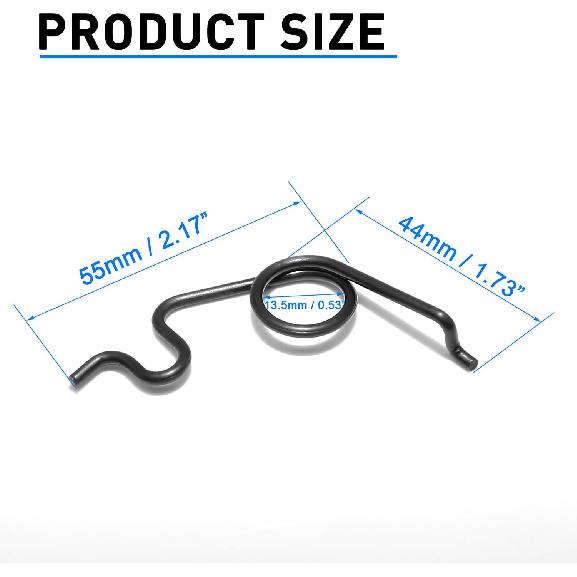 Fuel Door Spring for Toyota Tundra 2007- for Gas Door Spring Gas Tank Doors Cover Repair Stainless Steel Kit Replacement Accessories 77305-0C060