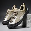 Fashion Brand Men's Hiking Casual Shoes Leather High Quality Outdoor Shoes Wear-resistant Men Climbing Shoes Trekking Tactical Sneakers