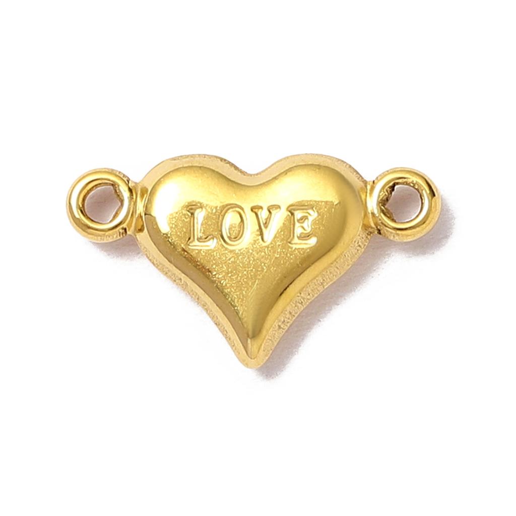 5pcs/Lot Cute Love Heart Stainless Steel DIY Earrings Charms Bow Knot Star Moon Necklace Pendants Women's Eye Cross Jewelry