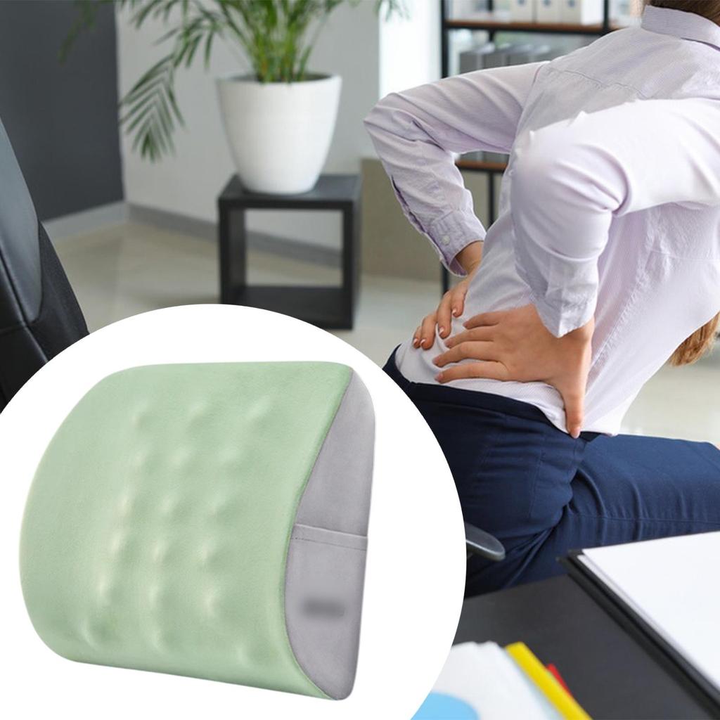 Waist Support Pad Ergonomic Gifts Back Cushion for Plane Game Chair Car Seat