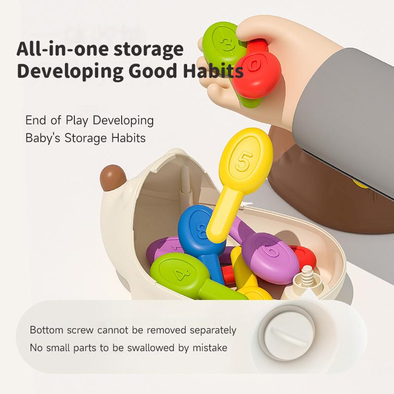 Montessori Fine Motor Hedgehog Toys Early Education Cultivate Children Concentration Toys Portable Journey Puzzle Game Toys Gift