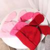 Solid Color Rabbit Ear Hats Y2K Plush Skull Cap Soft Women Beanie Hat  Outdoor