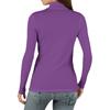 Women's Fashion Casual Slim-fit Half- Neck Long Sleeve Knit Top