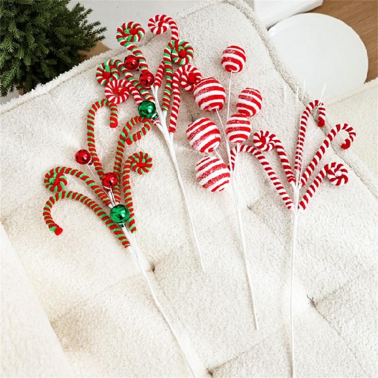 Elegant Christmas Tree Toppers Accent Portable Picks Curly Stem Christmas Tree Toppers In Bright Color