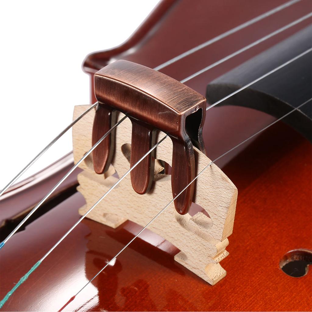 Cvičenie na husliach na violu Metal Mute Hutdle Silencer 3 Prong