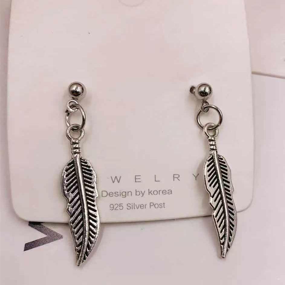 Fashion Cross Pendant Cartilage Drop Dangle Earrings Punk Jewelry For Cool Women Girl Friendship Gifts