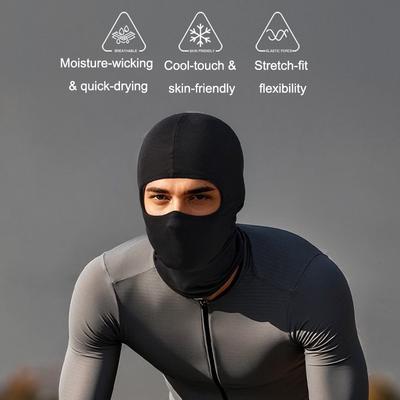 Fahrrad Sturmhaube Maske, Motorrad UV-Schutz Schal, Sommer Kühlender Nackenschutz für Männer/Frauen