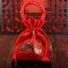 Chinese Knot Wedding Bride and Groom Brocade Handle Bag Wedding-favor Gift Package Bag Candy Bag