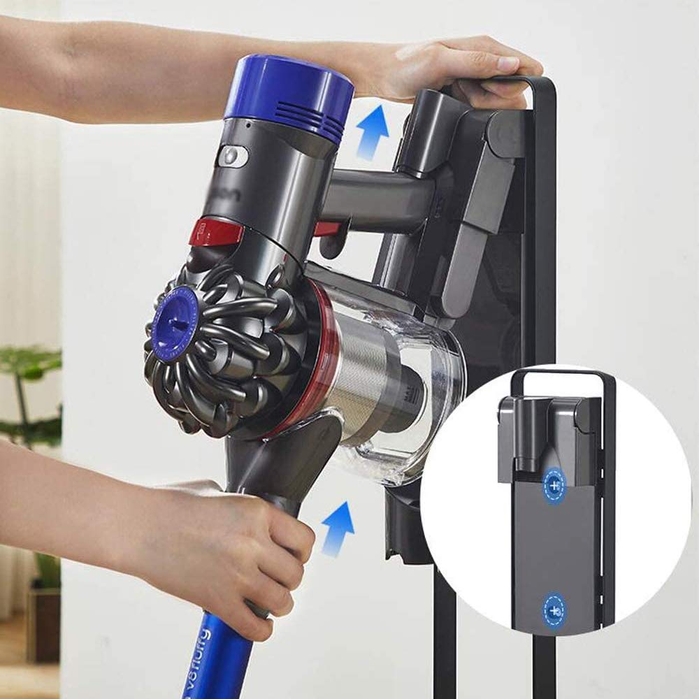 Emdou Staubsaugerständer Kabelloser Staubsaugerständer Staubsaugerständer Mehrere Funktionen Staubsauger Wandbehang Aufbewahrungsständer Kompatibel mit