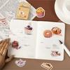46Pcs Afternoon Tea Sticker Books Scrapbooking DIY Note Paper Sticker Flakes Stationary Office Accessories Art Supplies