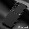 For Samsung A17 A16 Car Magnetic Leather Texture Case For Galaxy A15 A14 A13 A12 A07 Soft Silicone Shockproof Protective Cover