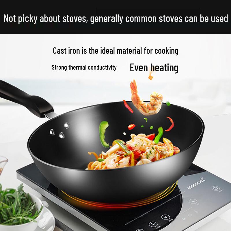 Chunda Chuwang 30cm Gusseisen Wok