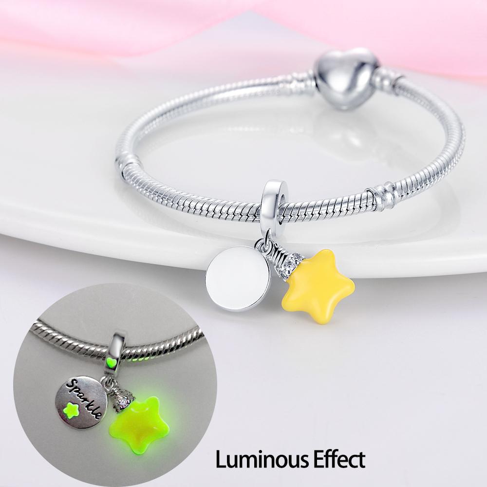 copper Charm Bead Charms Authentic Star Shape Bead Charms Compatible With Bracelets Jewellery Diy Ladys Gift Accessory