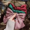 Korean Red Bow Hair Clip Accessory for Girls