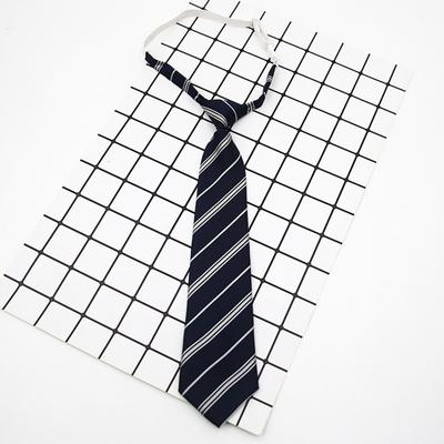 Adults Tie Striped Jacquard Pattern Adjustable Tightness Necktie Japanese Style Weddings Formal Events Uniform Accessory