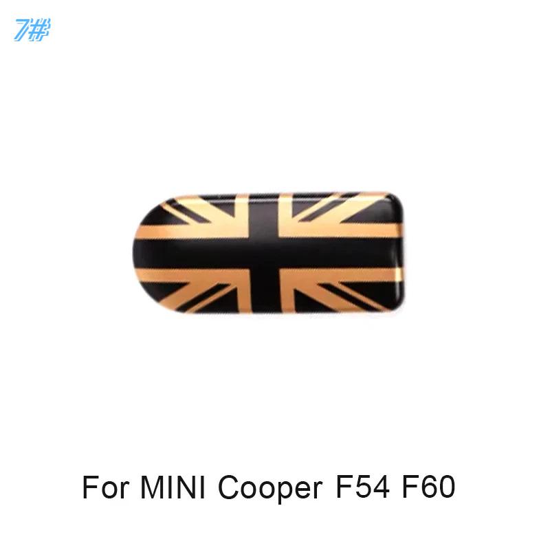Black Flag Car Glove Box Handle Decorative Storage Box cover Sticker For MINI Clubman COOPER S F55 F56 F57 F54 F60 Car-Styling