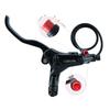 NFOX B015 4-piston Disc Hydraulic Brake E-bike Folding Mountain Bike Bicycle Power Off Black Red 160 180 203 Roto Split Tube New