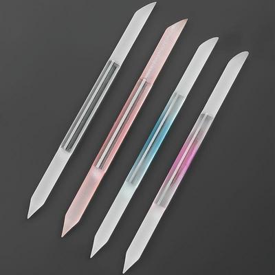 Double-Headed Crystal Glass Nail File for Exfoliating and Polishing