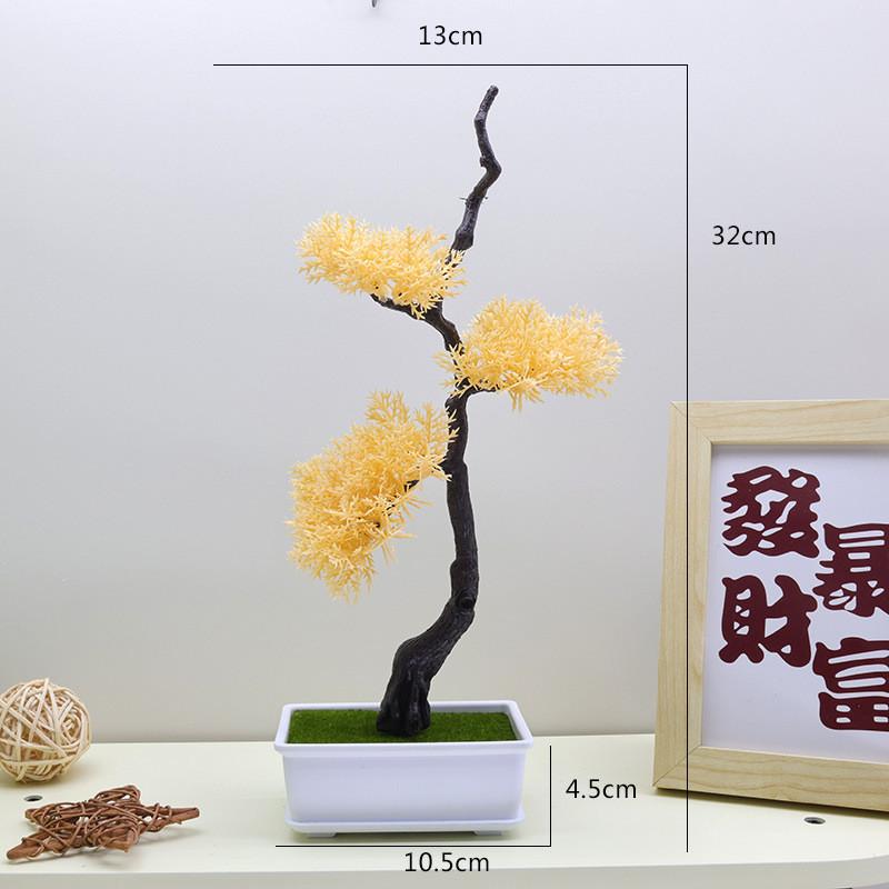 Densata Artificial Pinus Pineneedle Greenery Landscape Decor For Living Room