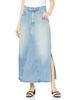 Lee THE DENIM REMAKE SKIRT Hell Größe S Damen Blau,
