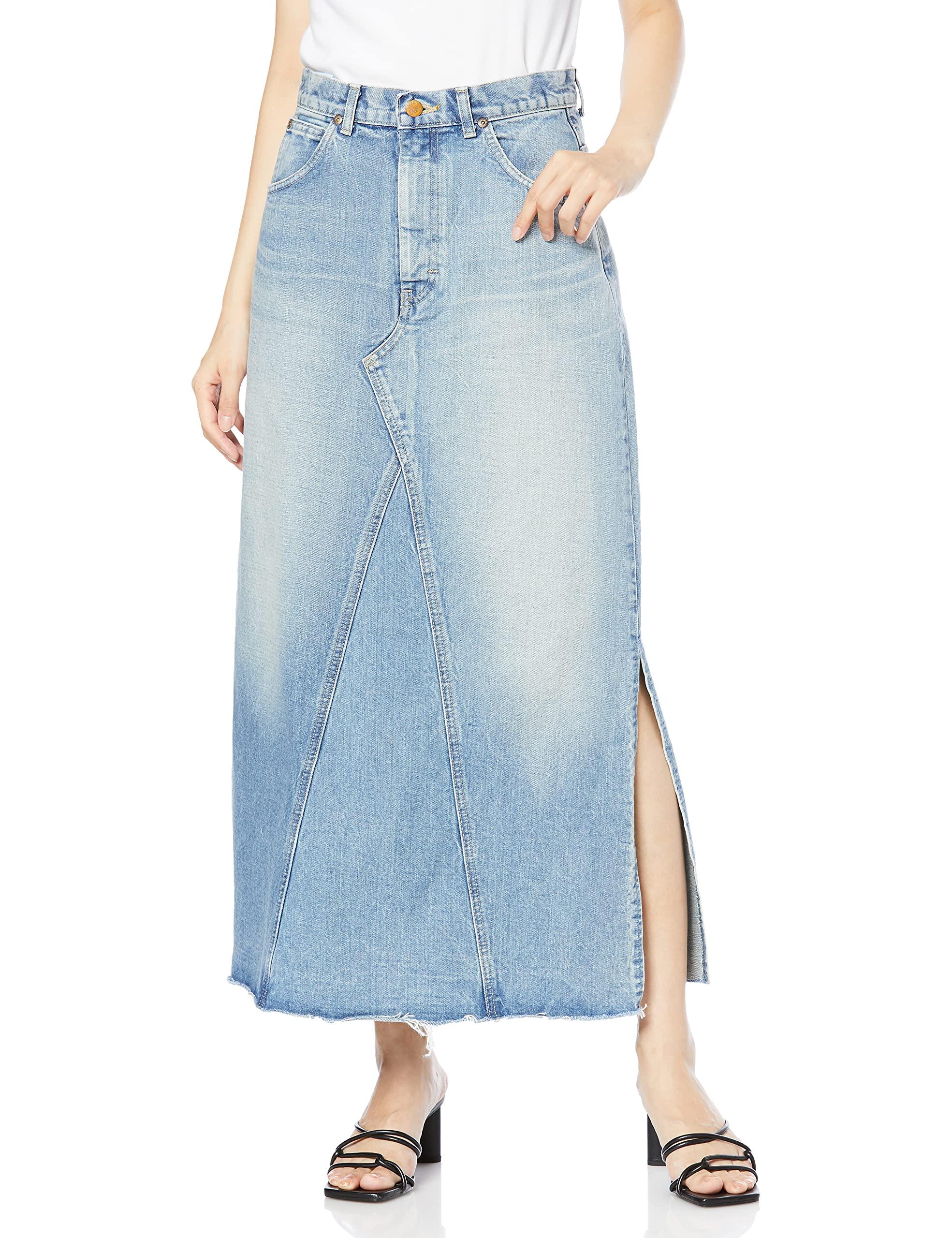 Lee The Denim Remake Skirt светло-синий