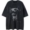 Washed Vintage Cotton 230Gmen'S Graphic Tees Shirt Unisex Short Sleeve C