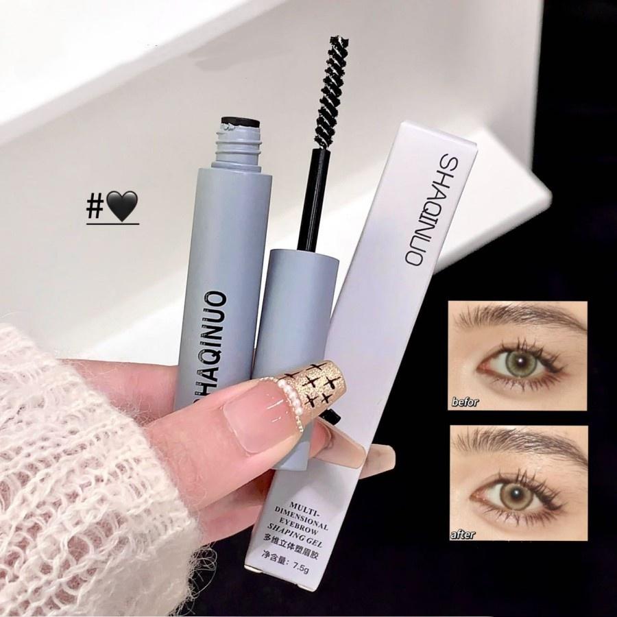 

SHAQINUO Stereoscopic Shaping Eyebrow Gel Eyebrow Raincoat Transparent Colorless Gel Root Definition Wild Eyebrow