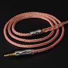 NICEHCK Earphone OFC QDC 2Pin to Carbon Fiber Plug with Metal Upgrade DIY Earphone Improved Sound Premium Replacement Cable for QDC Earphones QDC