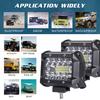 hot! 200w Led 3 Rows 4inch Work Light Bar Driving Lamp